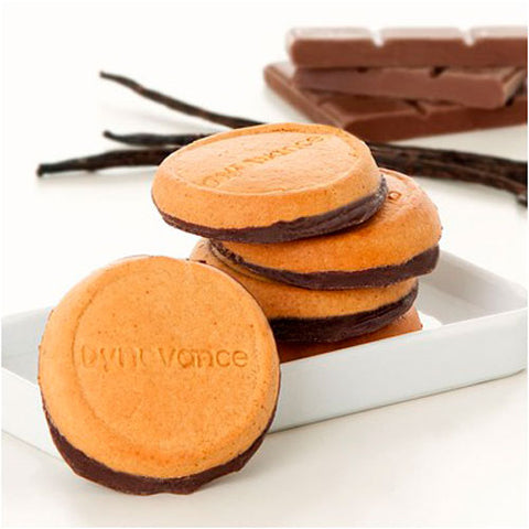 GALLETAS  DYNOVANCE DE VAINILLA CON SABOR A CHOCOLATE