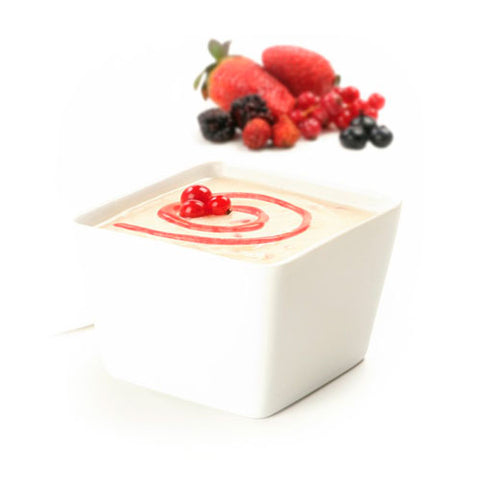 CHEESECAKE PROTEIFINE DE FRUTOS ROJOS EN POLVO